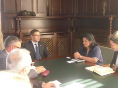 12 September 2012 National Assembly Speaker and the Cuban Ambassador to Serbia